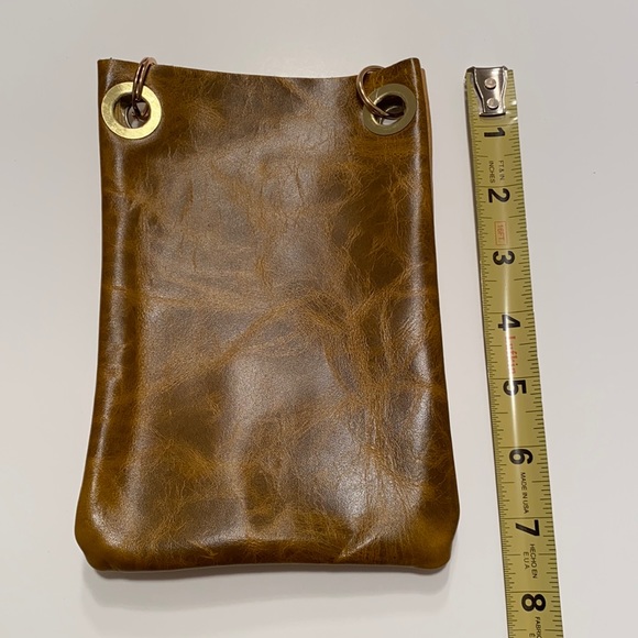 NEW Leather cell phone crossbody/pouch - Picture 8 of 12